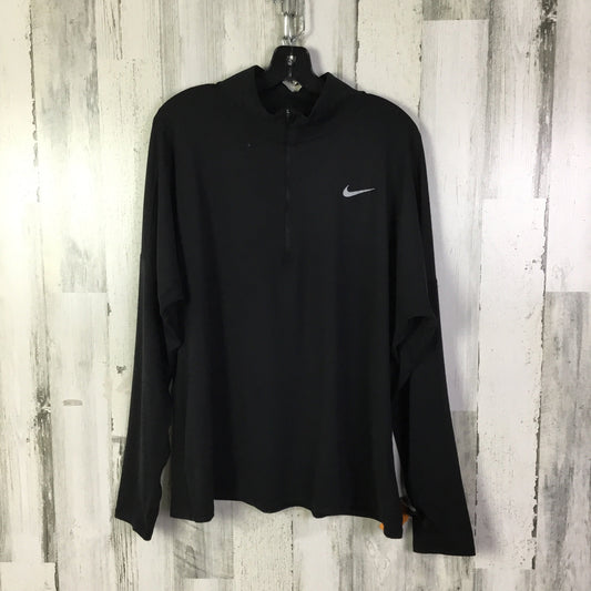 Athletic Jacket By Nike Apparel In Black, Size: 1x