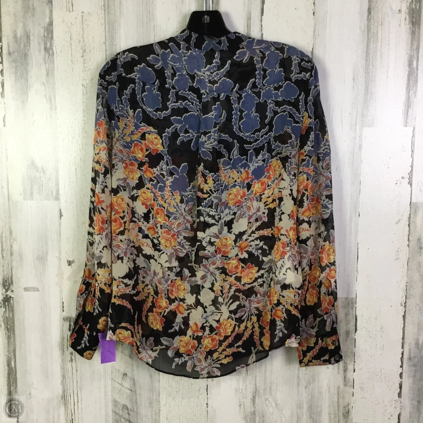 Top Long Sleeve By Bcbgmaxazria In Black, Size: Xs