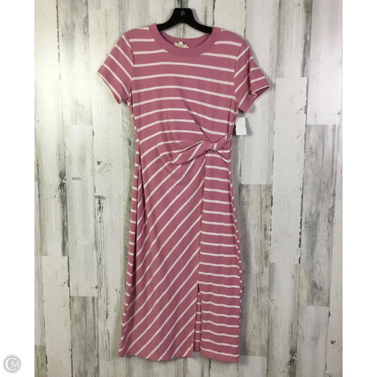 Dress Casual Midi By Entro In Pink, Size: M