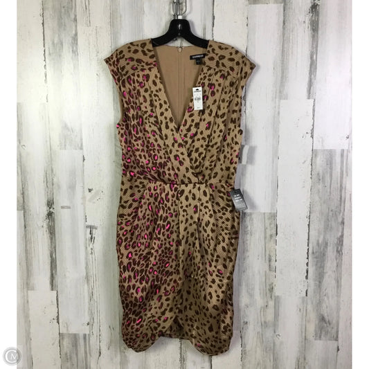 Dress Party Short By Express In Animal Print, Size: M