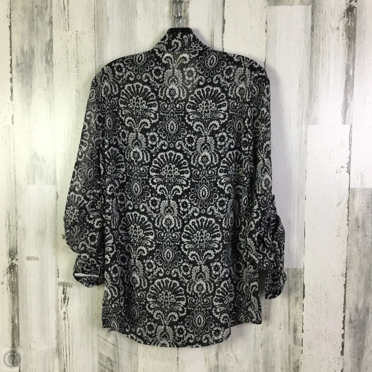 Top Long Sleeve By Michael By Michael Kors In Black, Size: S