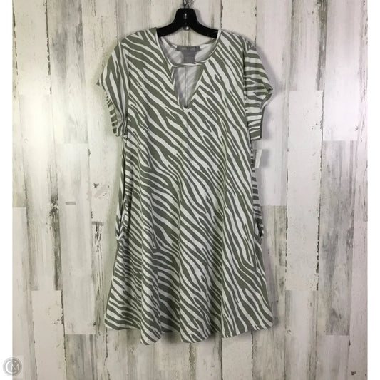 Dress Casual Short By Clothes Mentor In Green, Size: 2x