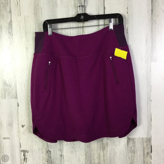 Athletic Skort By Athleta In Purple, Size: L