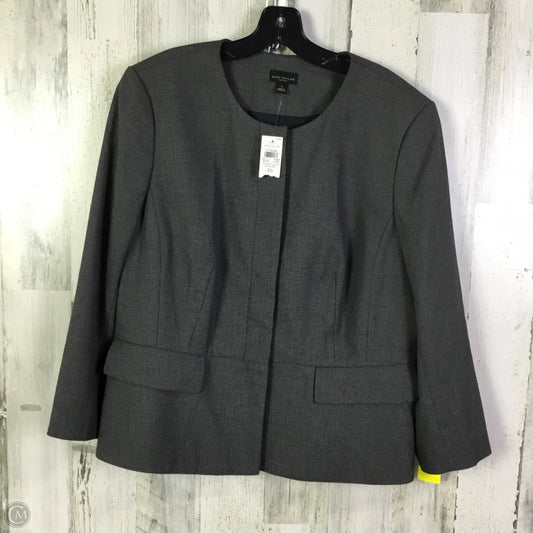 Blazer By Ann Taylor In Black, Size: Xl