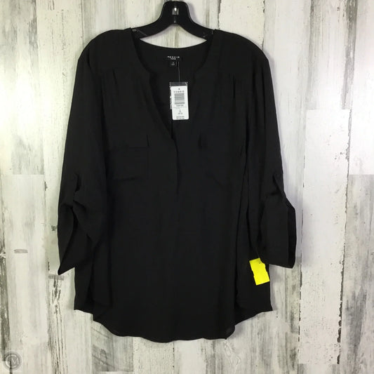Top Long Sleeve By Torrid In Black, Size: 1x