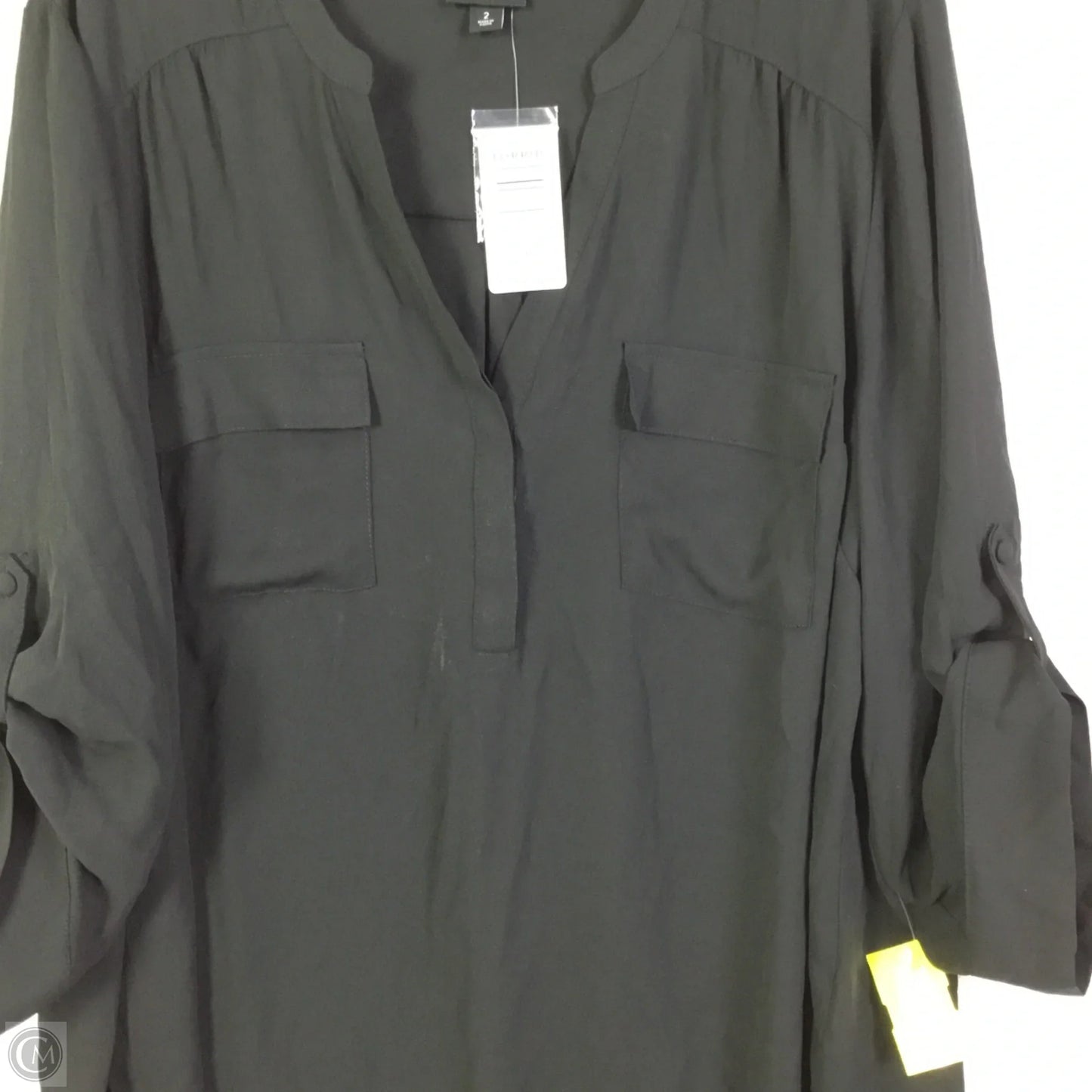 Top Long Sleeve By Torrid In Black, Size: 1x