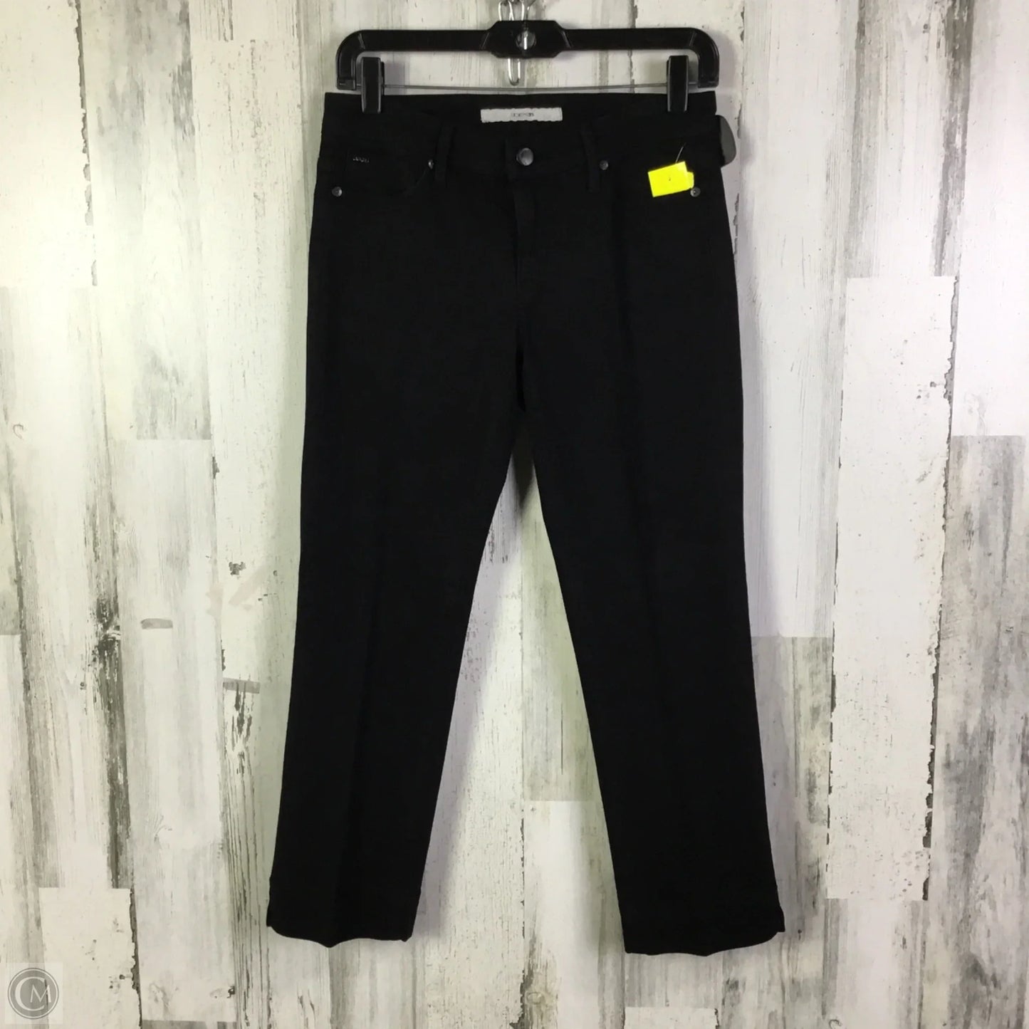 Jeans Cropped By Joes Jeans In Black Denim, Size: 4