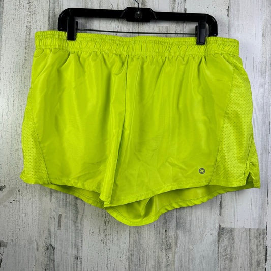 Yellow Athletic Shorts Rbx, Size Xl