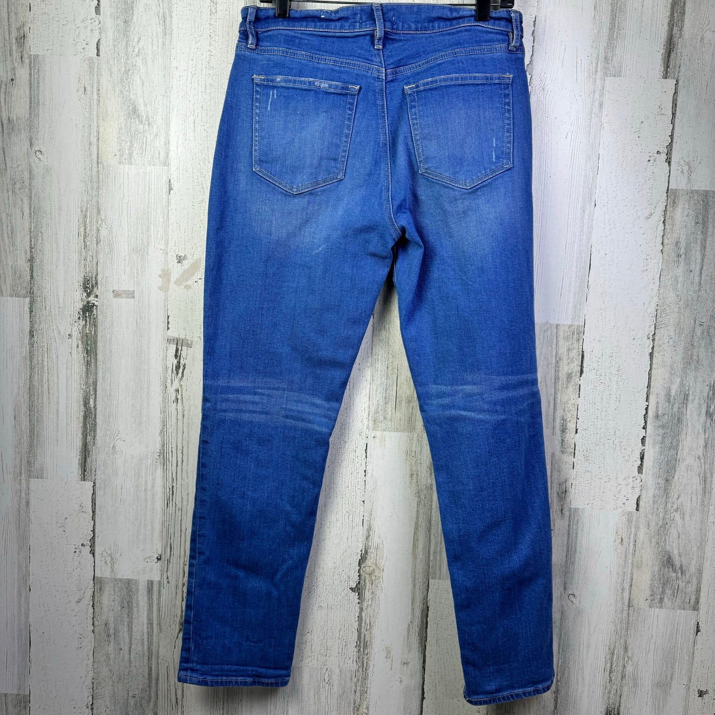 Blue Denim Jeans Boyfriend Loft, Size 8