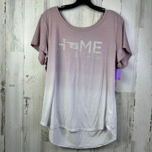 Pink Top Short Sleeve Basic Maurices, Size Xxl