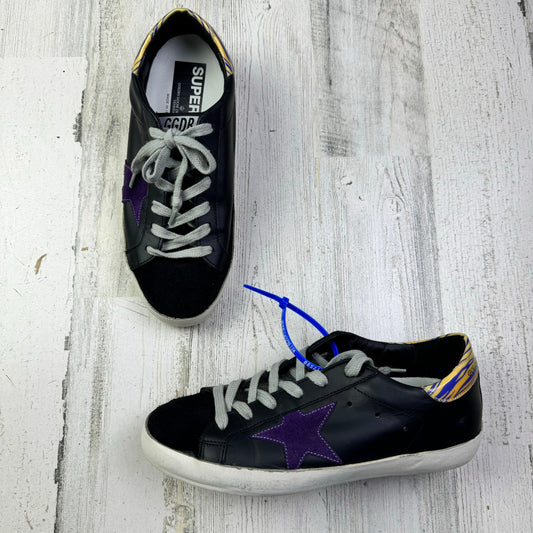 Shoes Designer By Golden Goose In Black & Purple, Size: 6