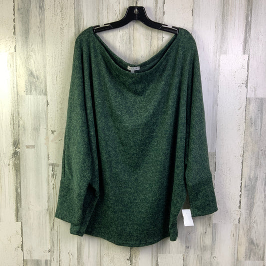 Top Long Sleeve By White Birch In Green, Size: Xl