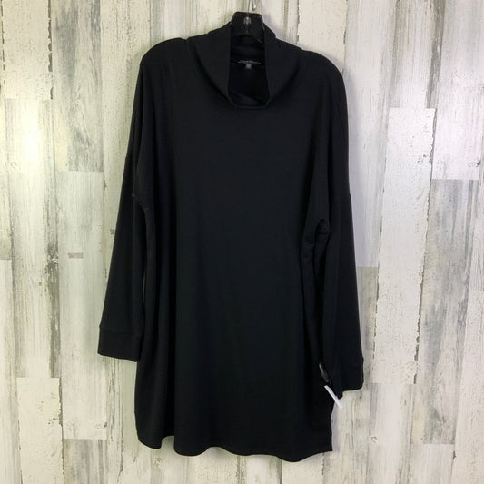 Tunic Long Sleeve By Eileen Fisher In Black, Size: L