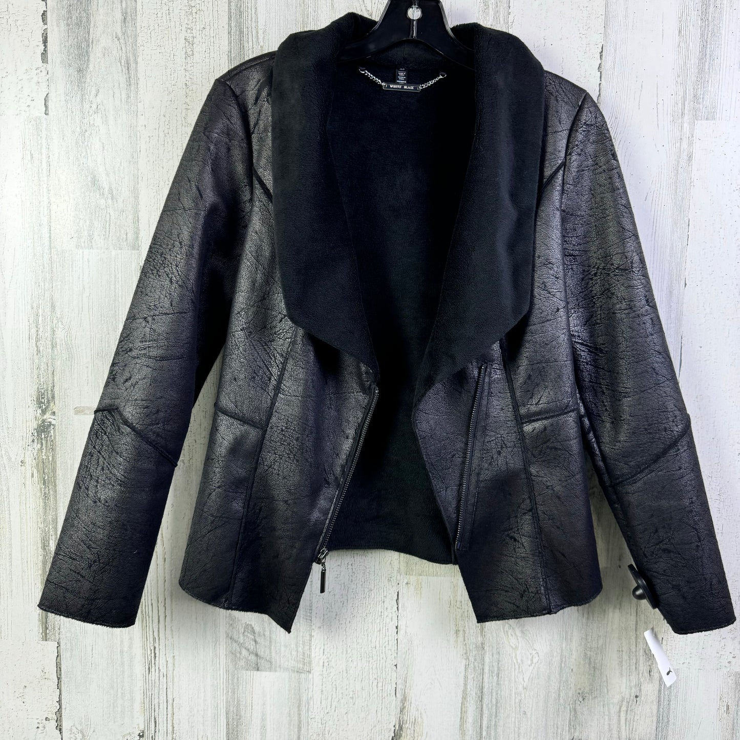 Jacket Moto By White House Black Market In Black, Size: Xs