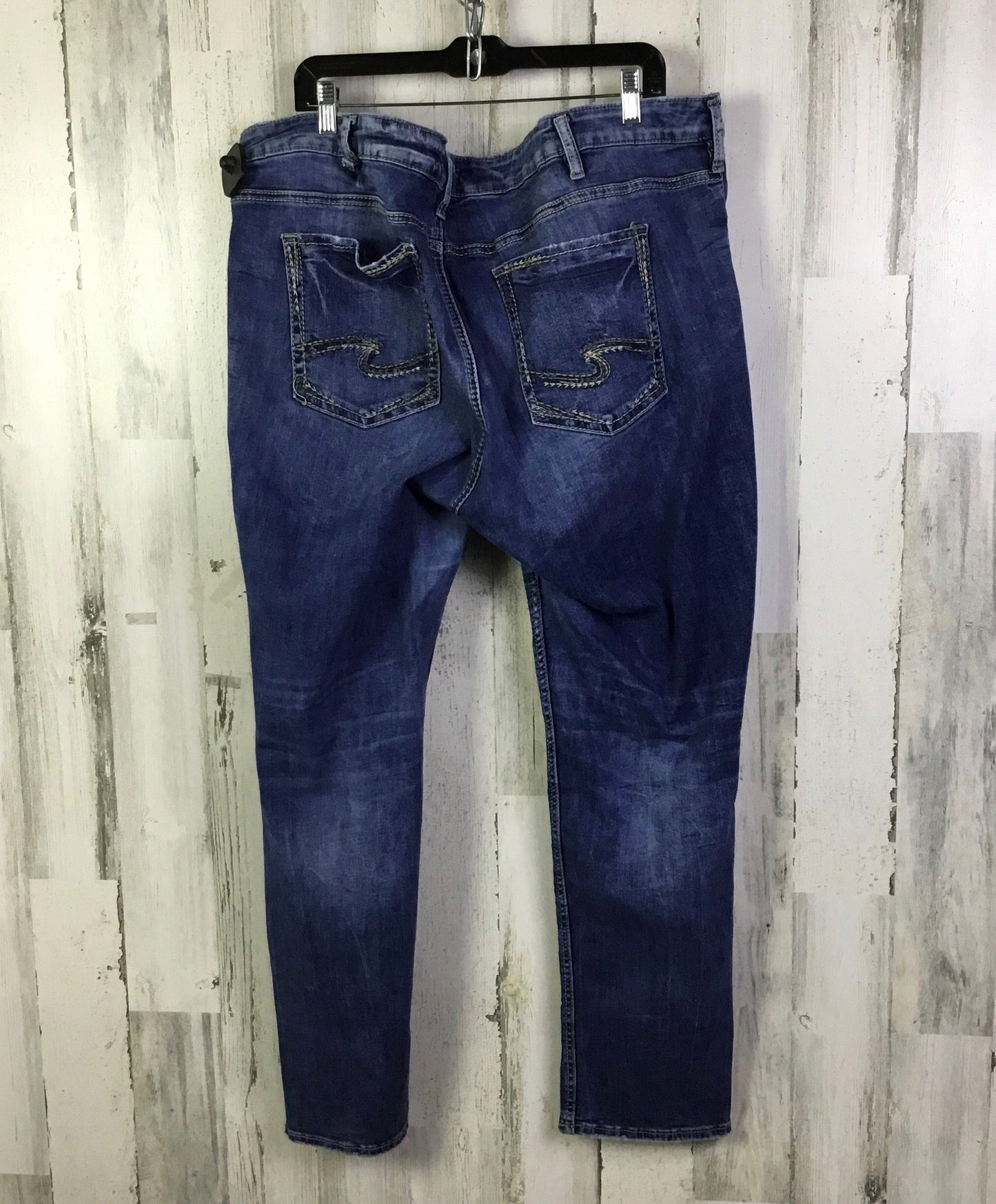 Jeans Boyfriend By Silver In Blue Denim, Size: 24