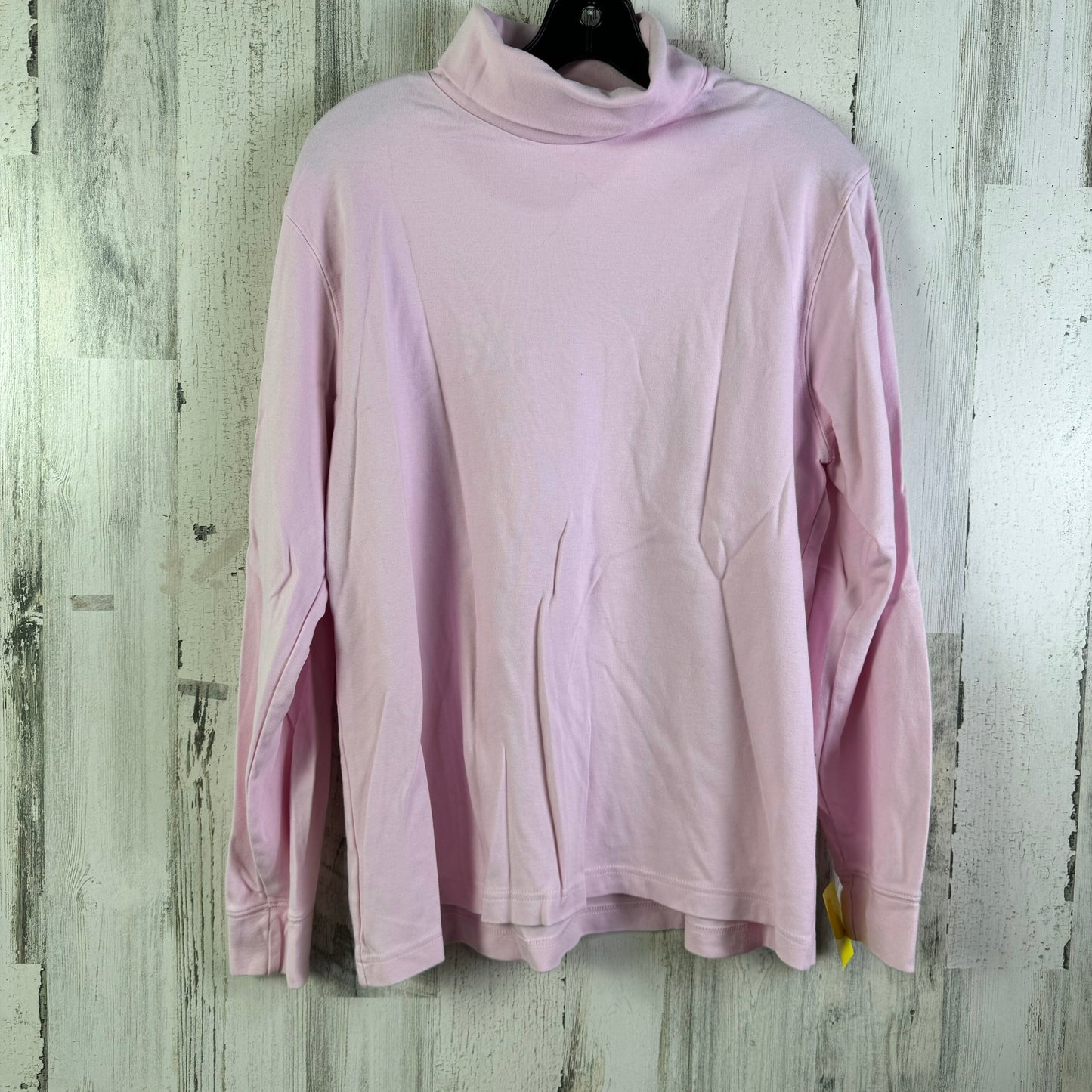 Top Long Sleeve Basic By Lands End In Pink, Size: Xl