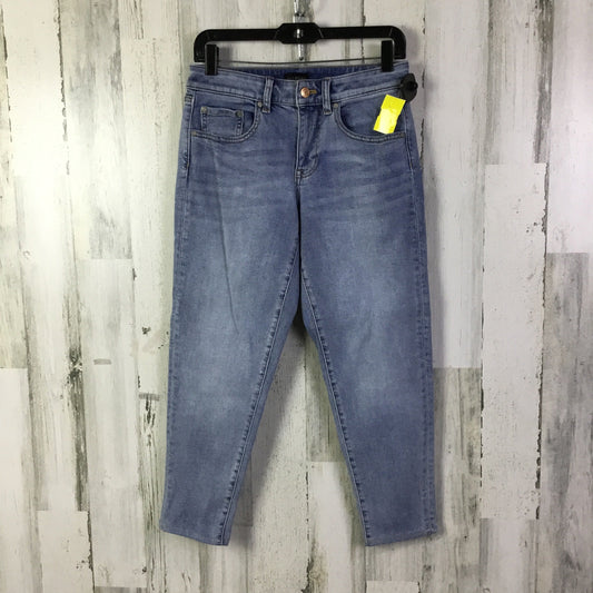 Jeans Straight By Talbots In Blue Denim, Size: 0p