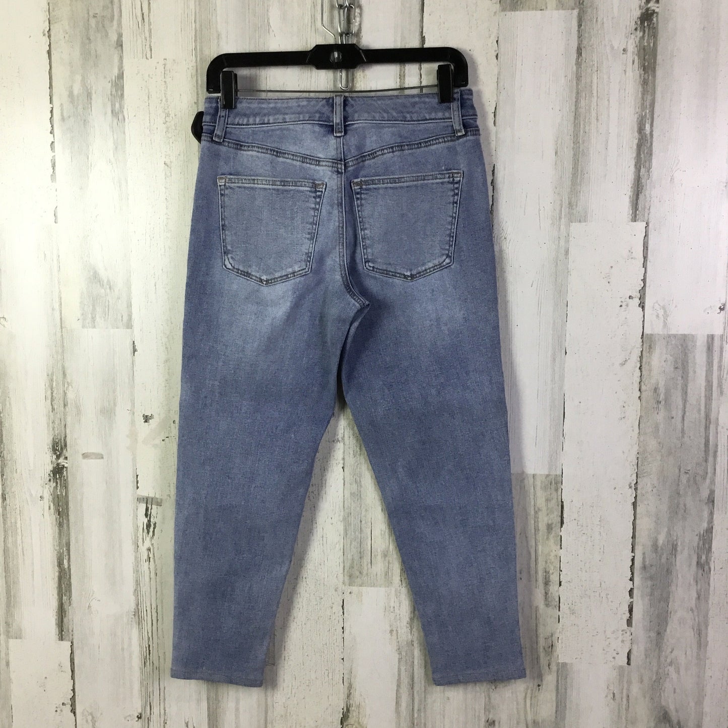 Jeans Straight By Talbots In Blue Denim, Size: 0p