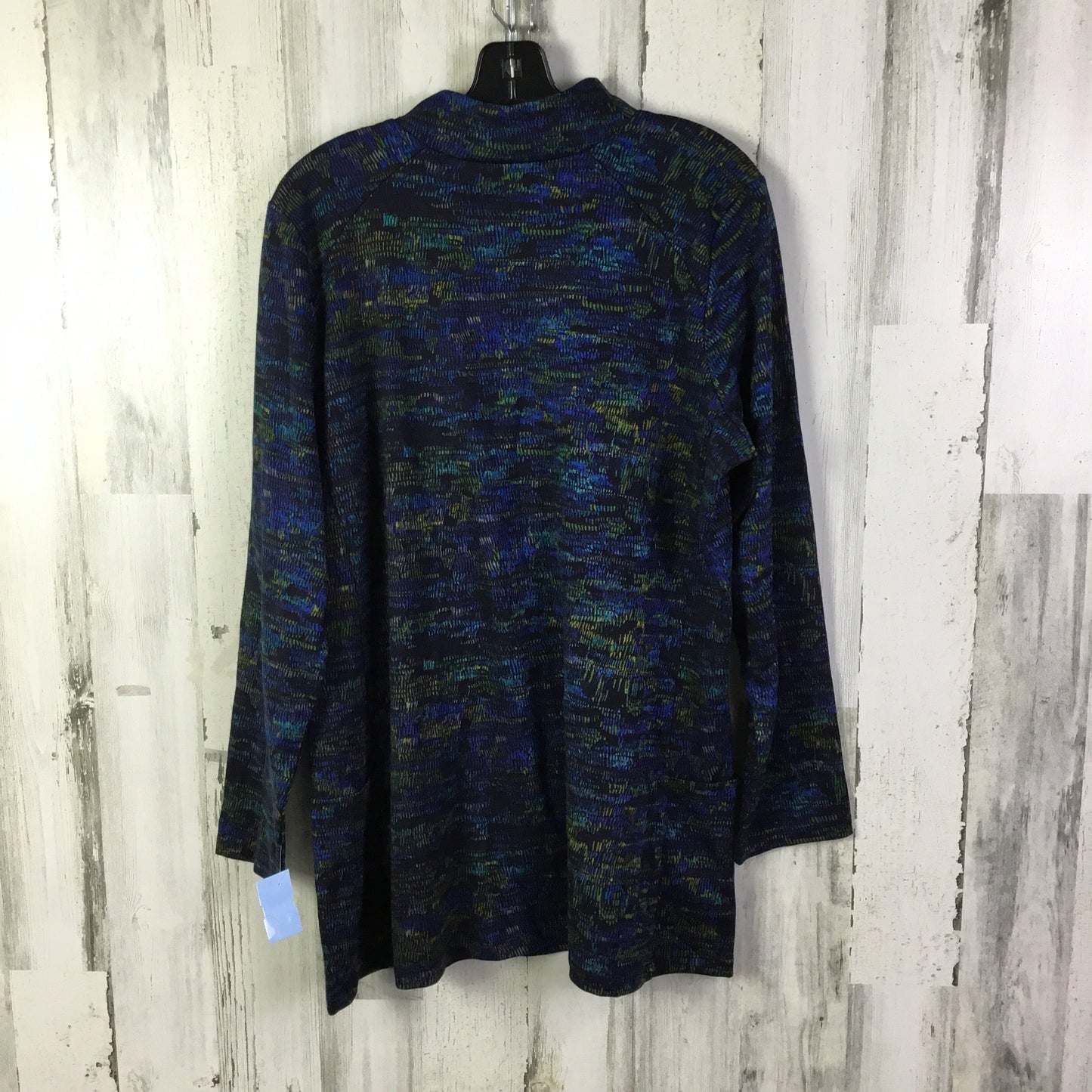 Tunic Long Sleeve By Susan Graver In Blue, Size: L