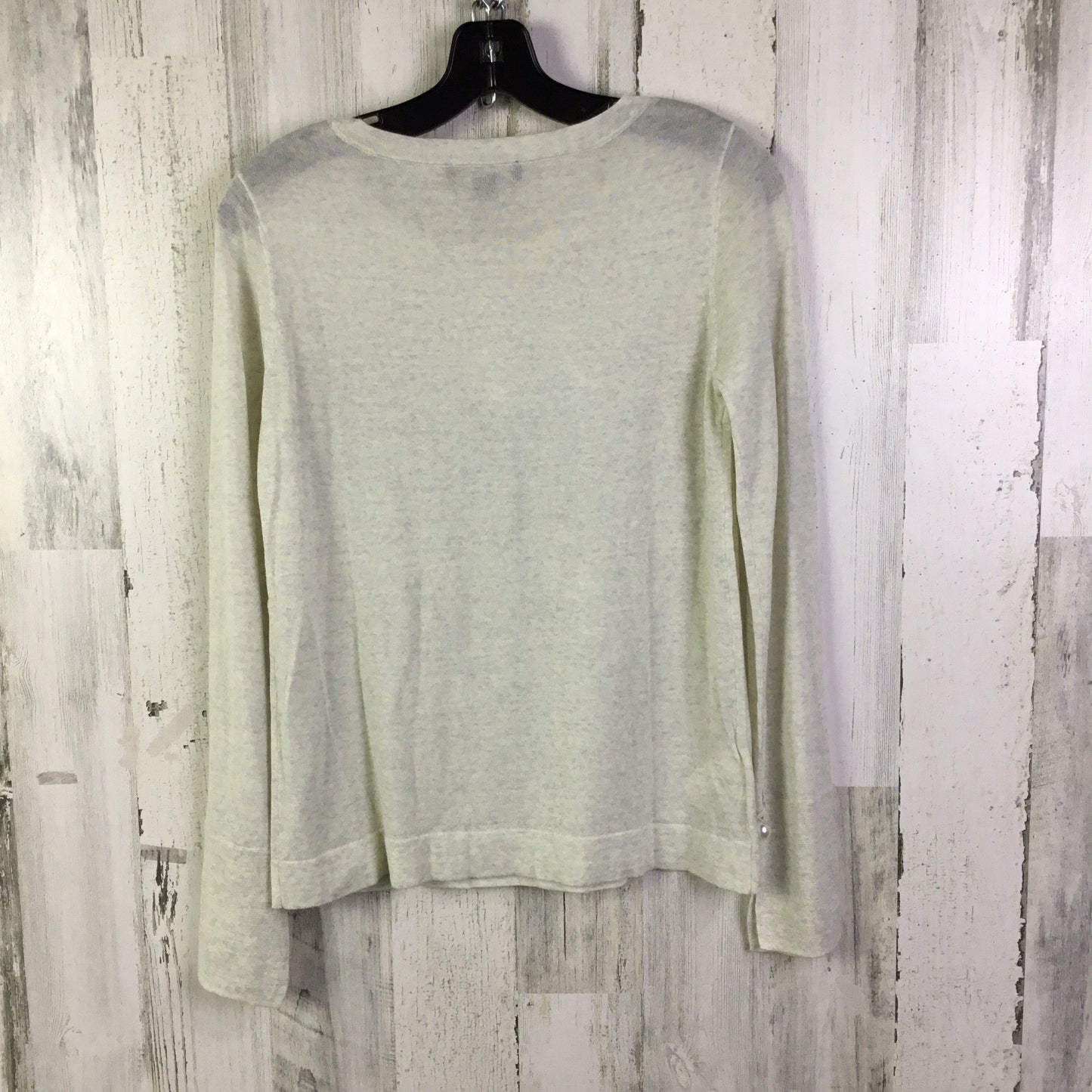 Top Long Sleeve By Ann Taylor In Grey, Size: S