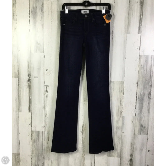 Jeans Boot Cut By Paige In Blue Denim, Size: 2