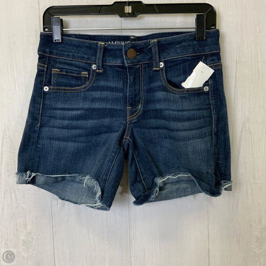 Shorts By American Eagle In Blue Denim, Size: 6