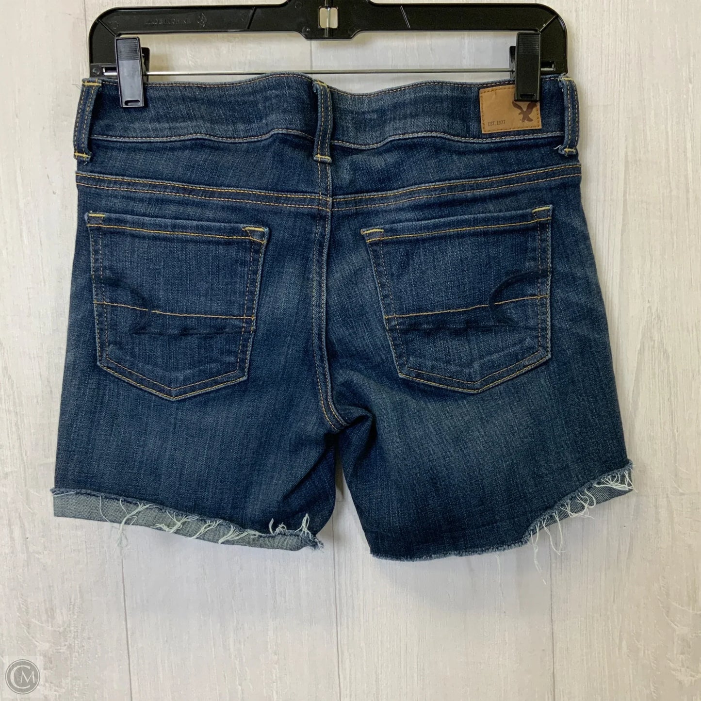 Shorts By American Eagle In Blue Denim, Size: 6
