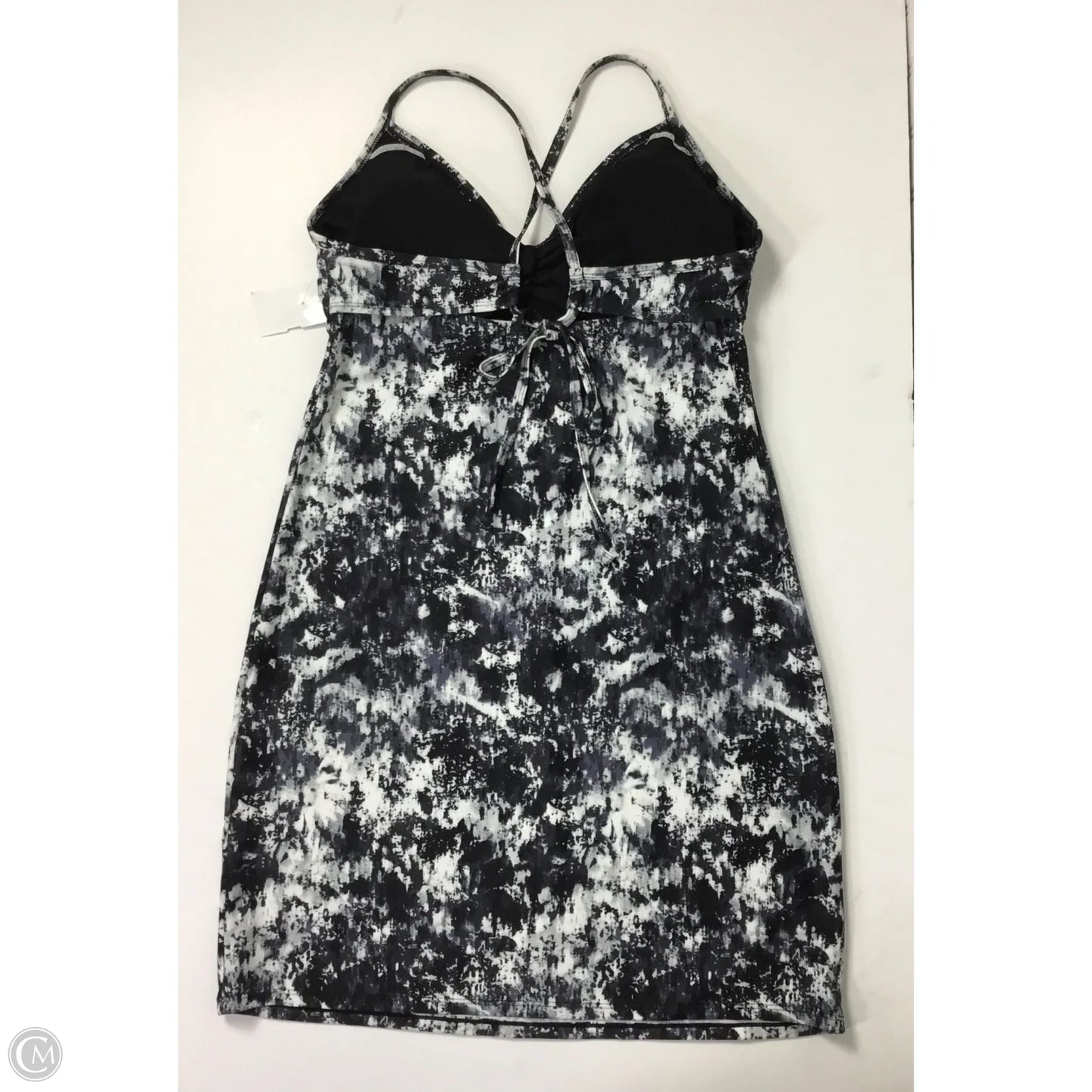 Athletic Dress By Athleta In Black & Grey, Size: Mp