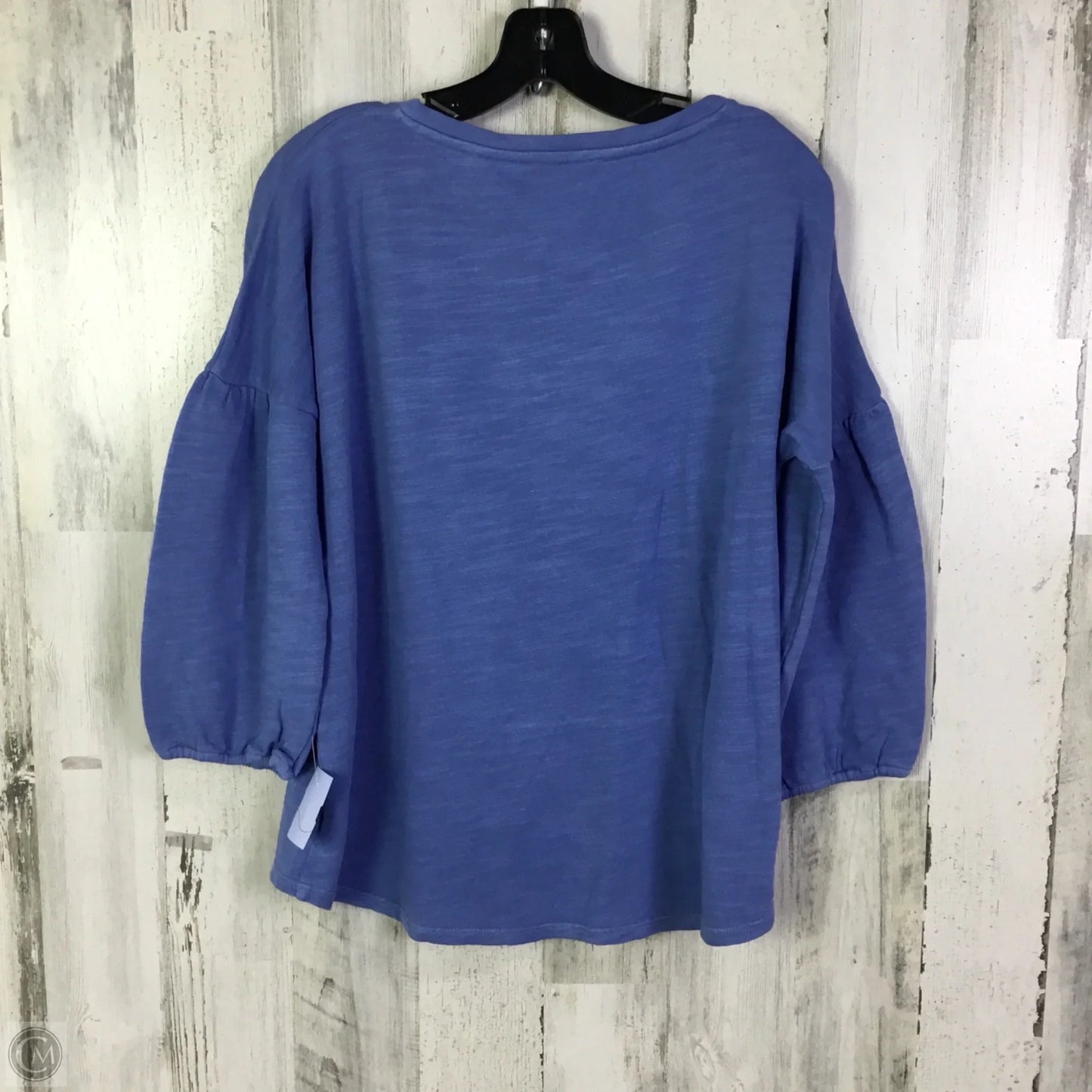 Top 3/4 Sleeve By Pure Jill In Blue, Size: M