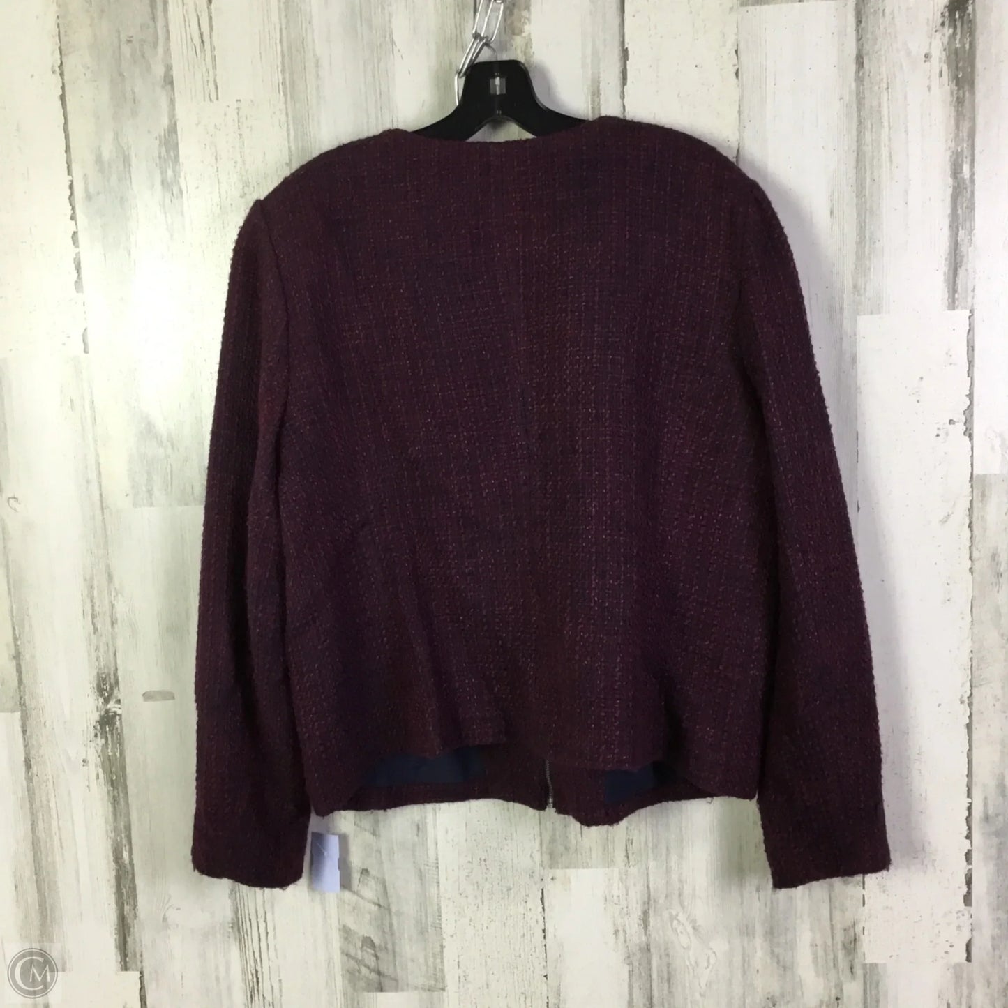 Blazer By Loft In Purple, Size: 1x