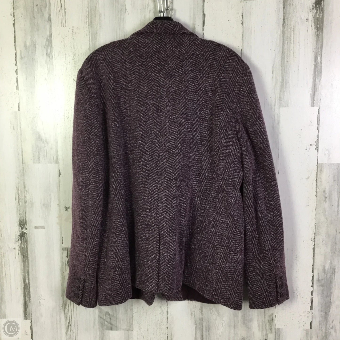 Blazer By Loft In Purple, Size: 1x