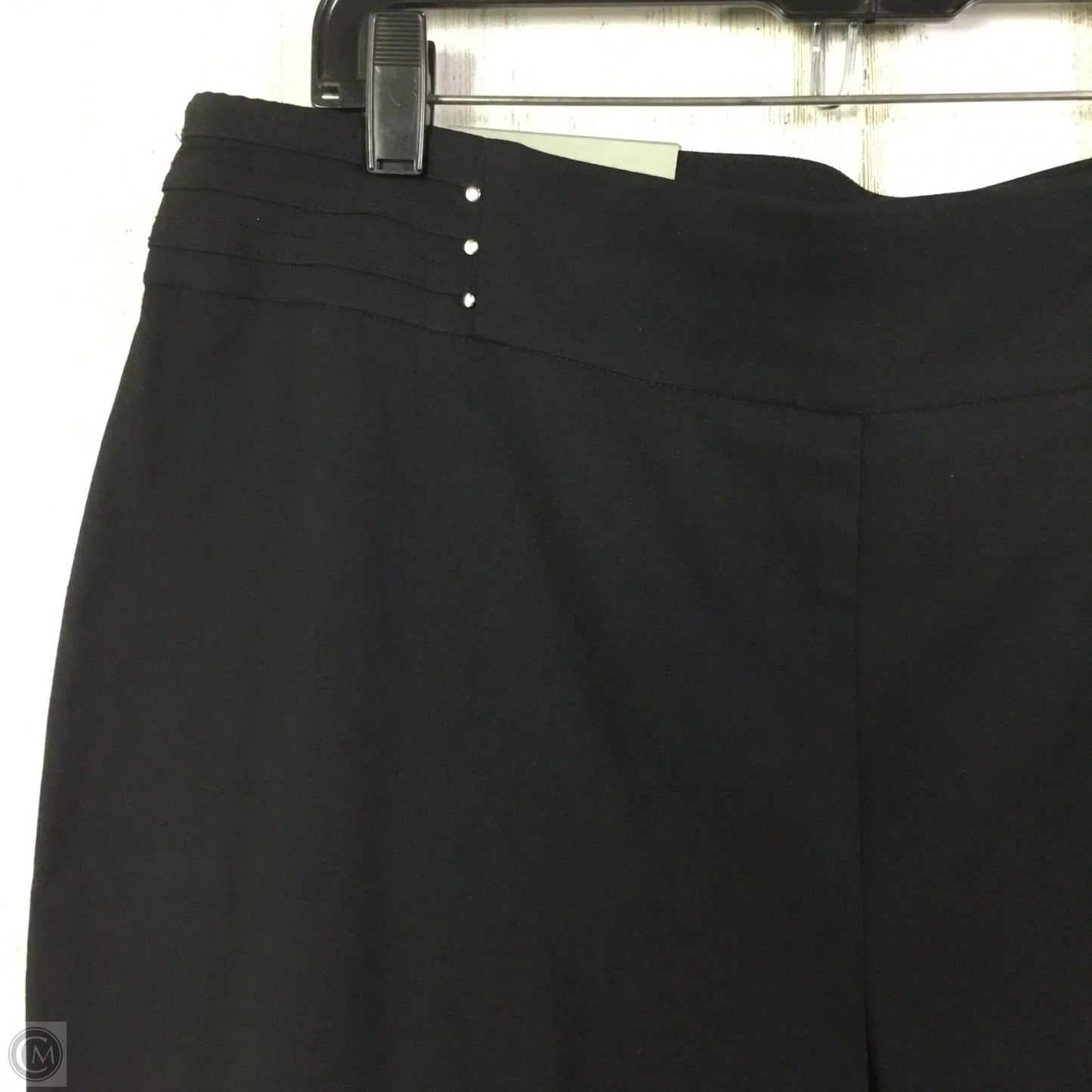 Capris By Jm Collections In Black, Size: 16