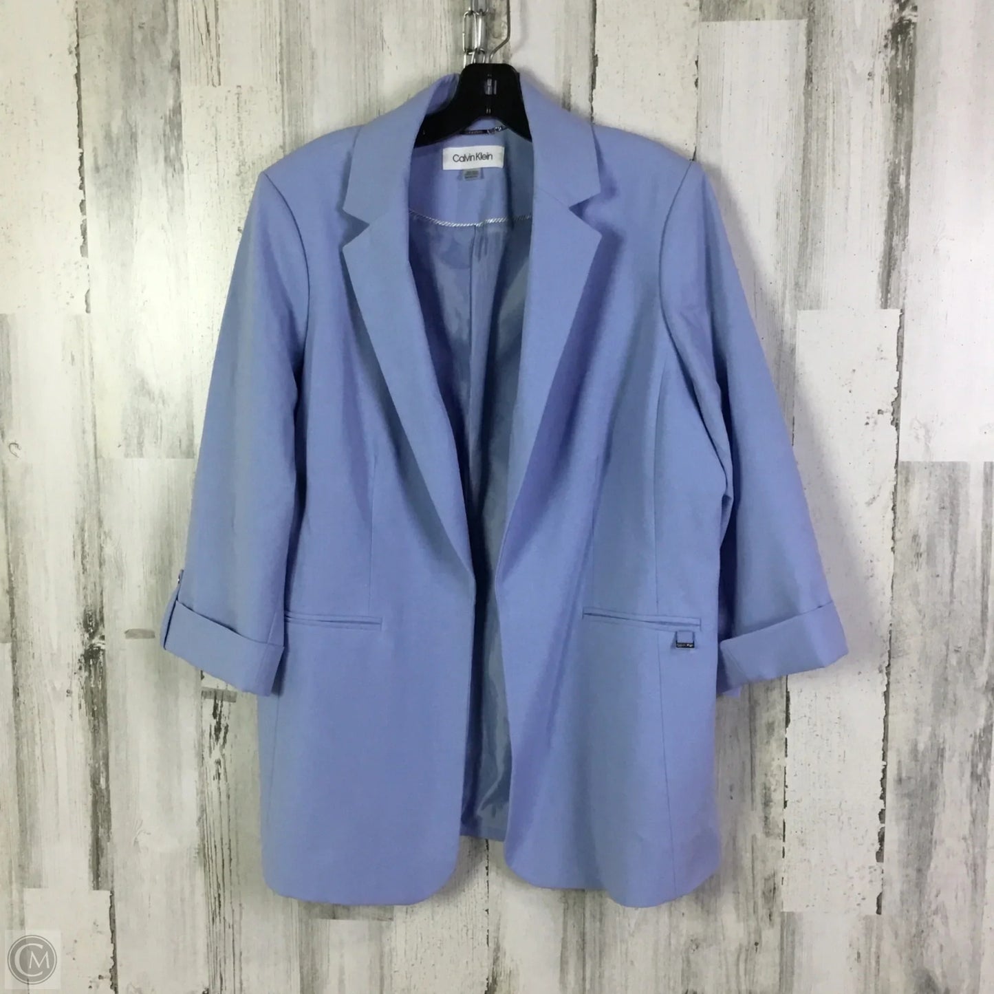 Blazer By Calvin Klein In Blue, Size: L