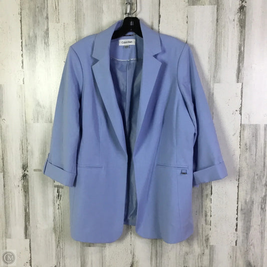 Blazer By Calvin Klein In Blue, Size: L