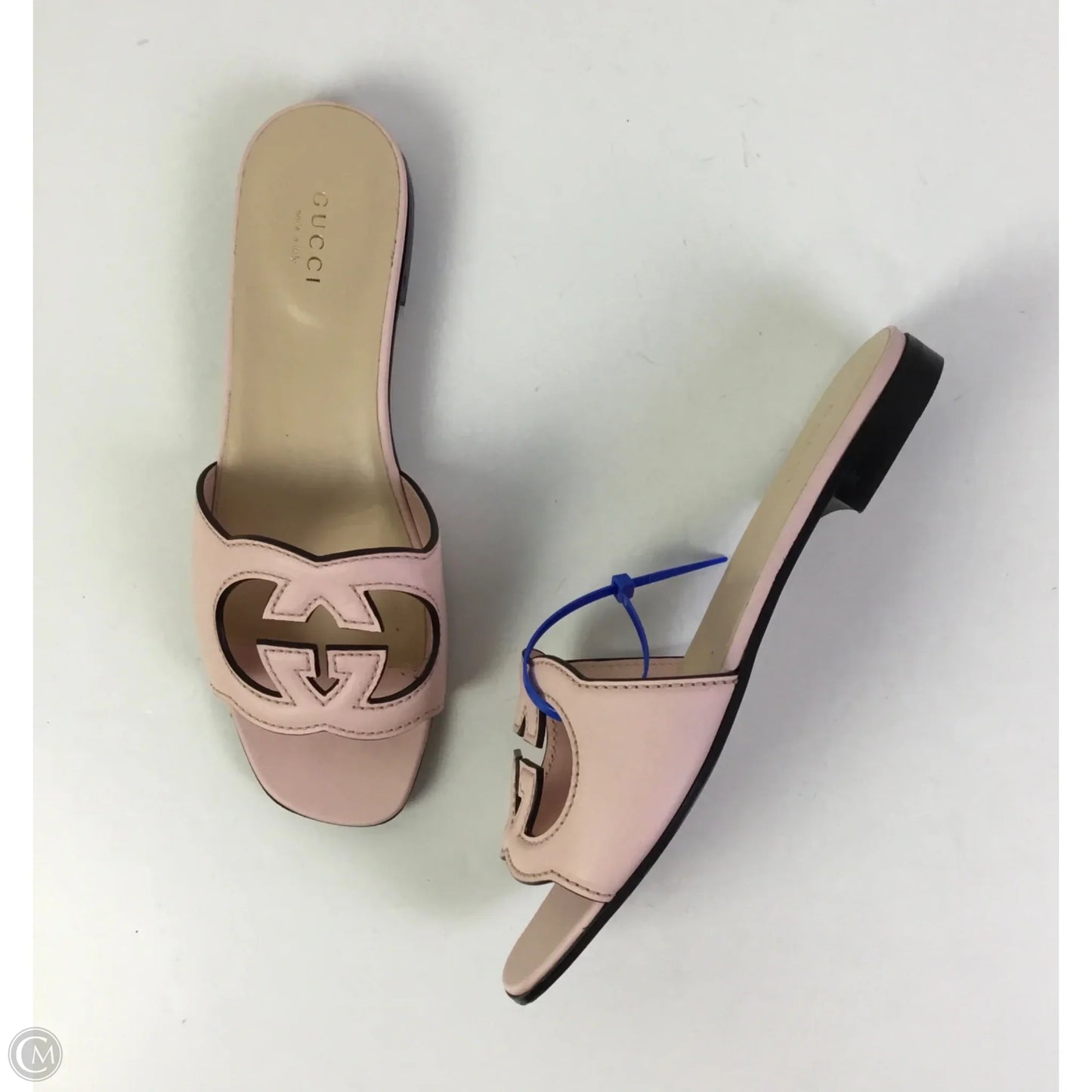 Sandals Luxury Designer By Gucci In Pink, Size: 7