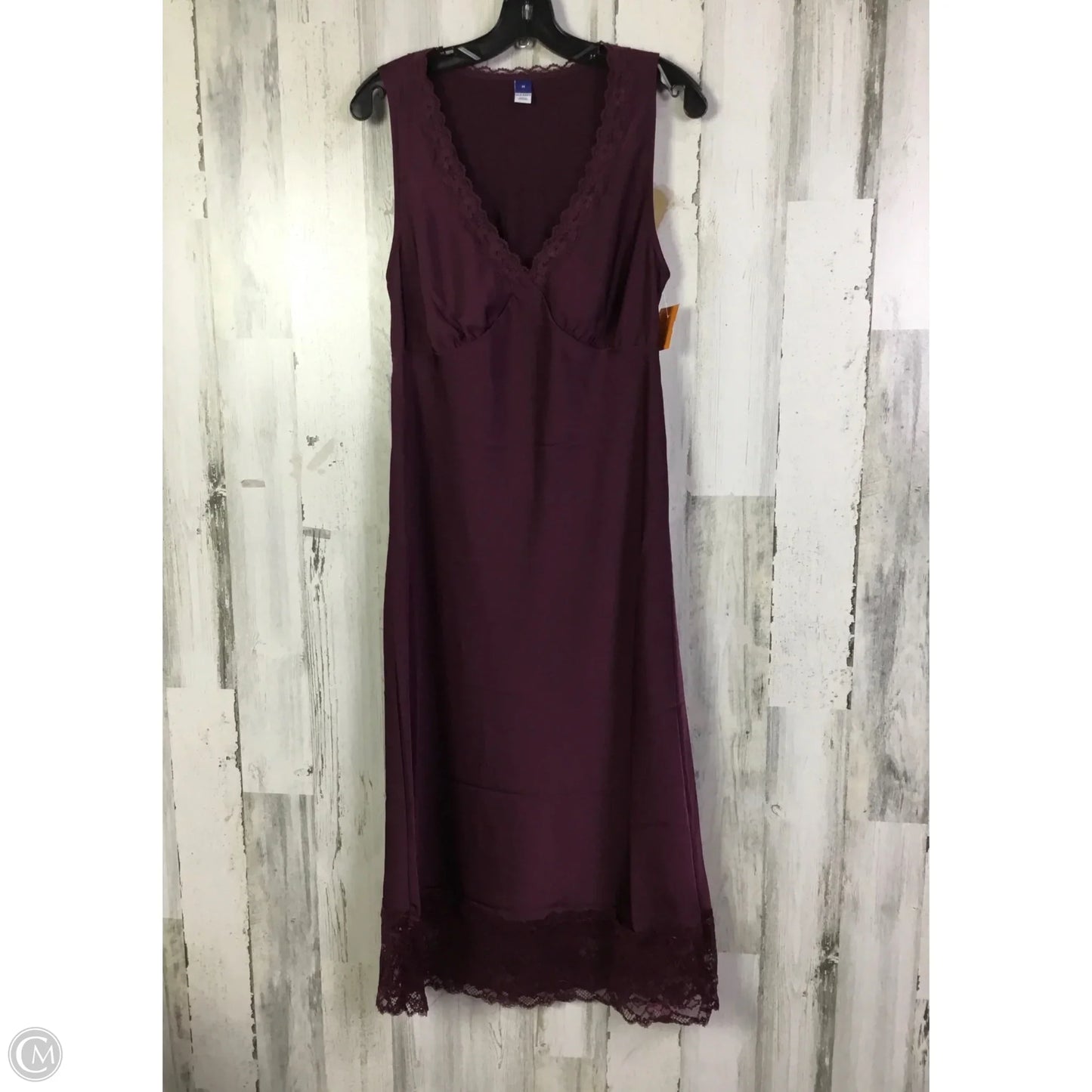 Dress Casual Midi By Old Navy In Purple, Size: M