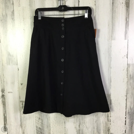 Skirt Midi By Banana Republic In Black, Size: 2