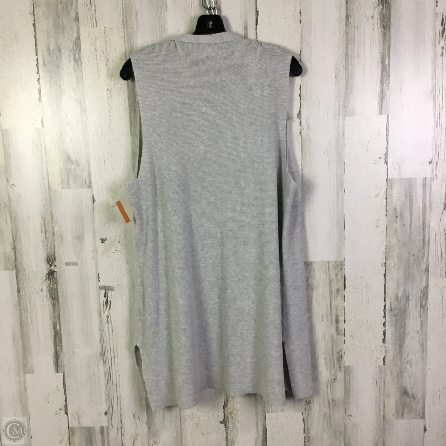 Vest Sweater By Cyrus In Grey, Size: Xl