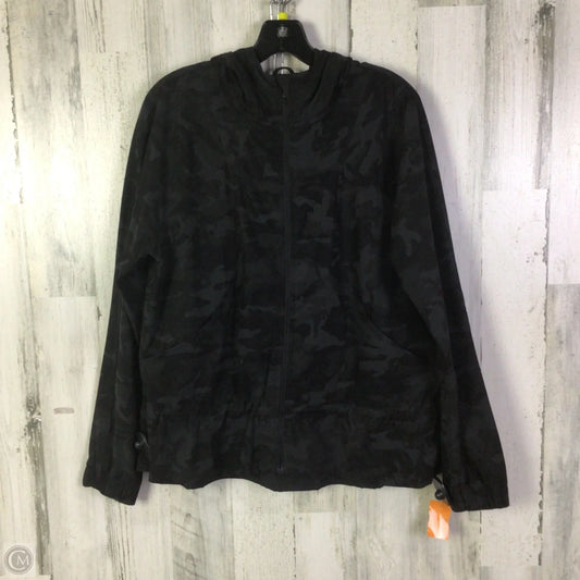 Athletic Jacket By Lululemon In Camouflage Print, Size: 10