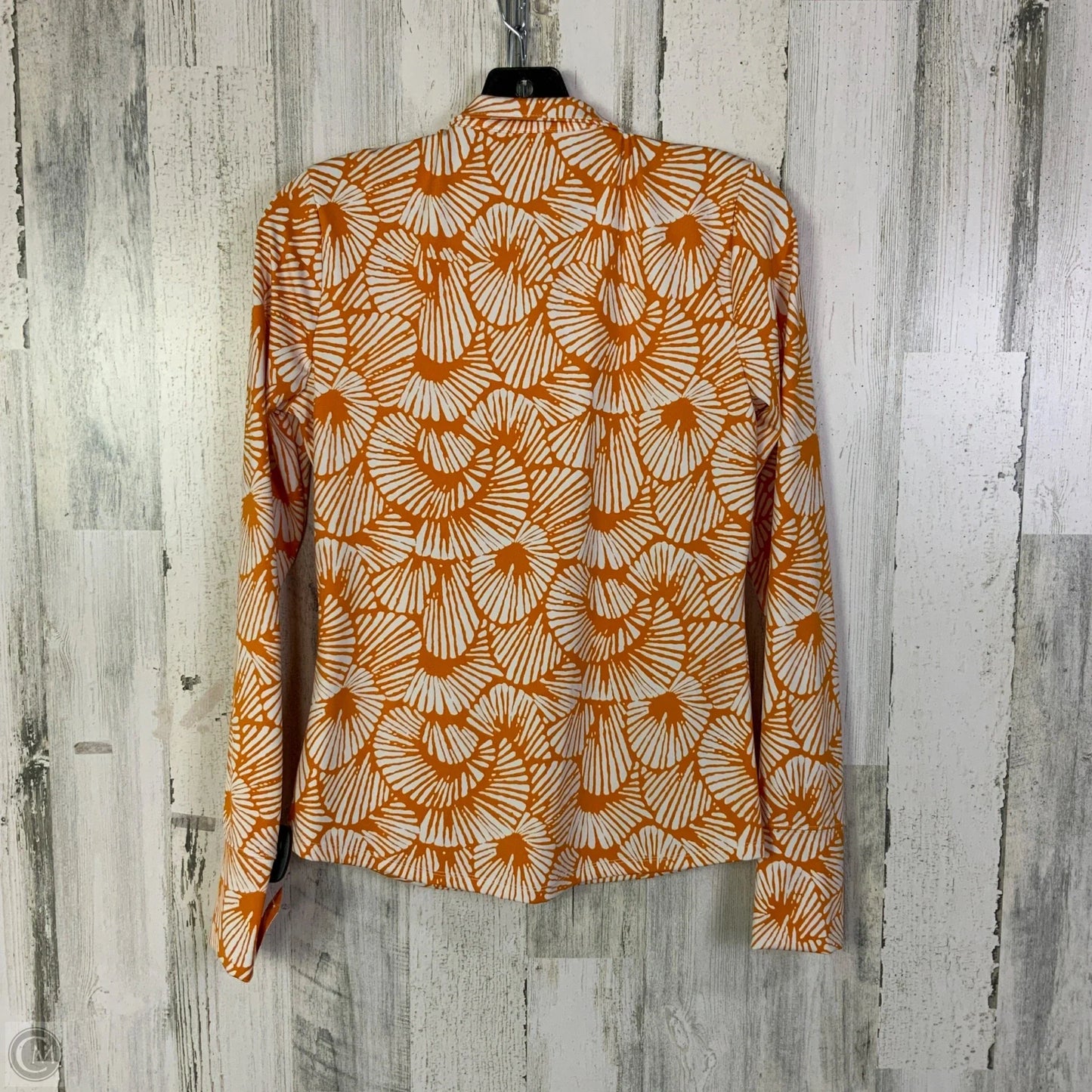 Athletic Jacket By Tommy Bahama In Orange & White, Size: S