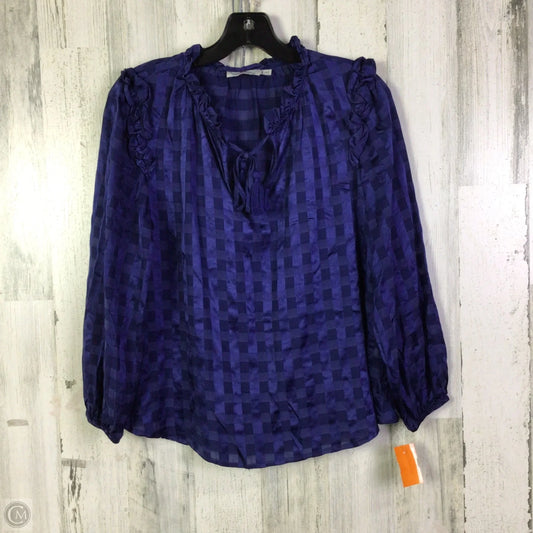 Top Long Sleeve By Vineyard Vines In Blue, Size: Xxs