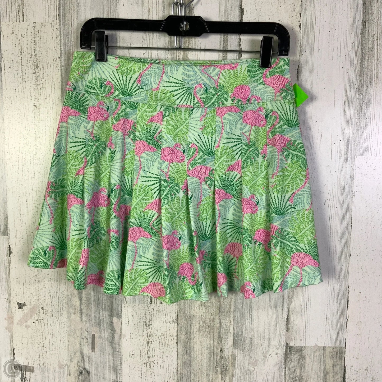 Athletic Skort By Cmc In Green & Pink, Size: M