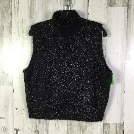 Vest Sweater By J. Crew In Black, Size: L