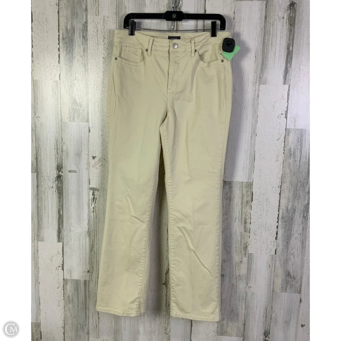 Jeans Straight By Not Your Daughters Jeans In Cream, Size: 12