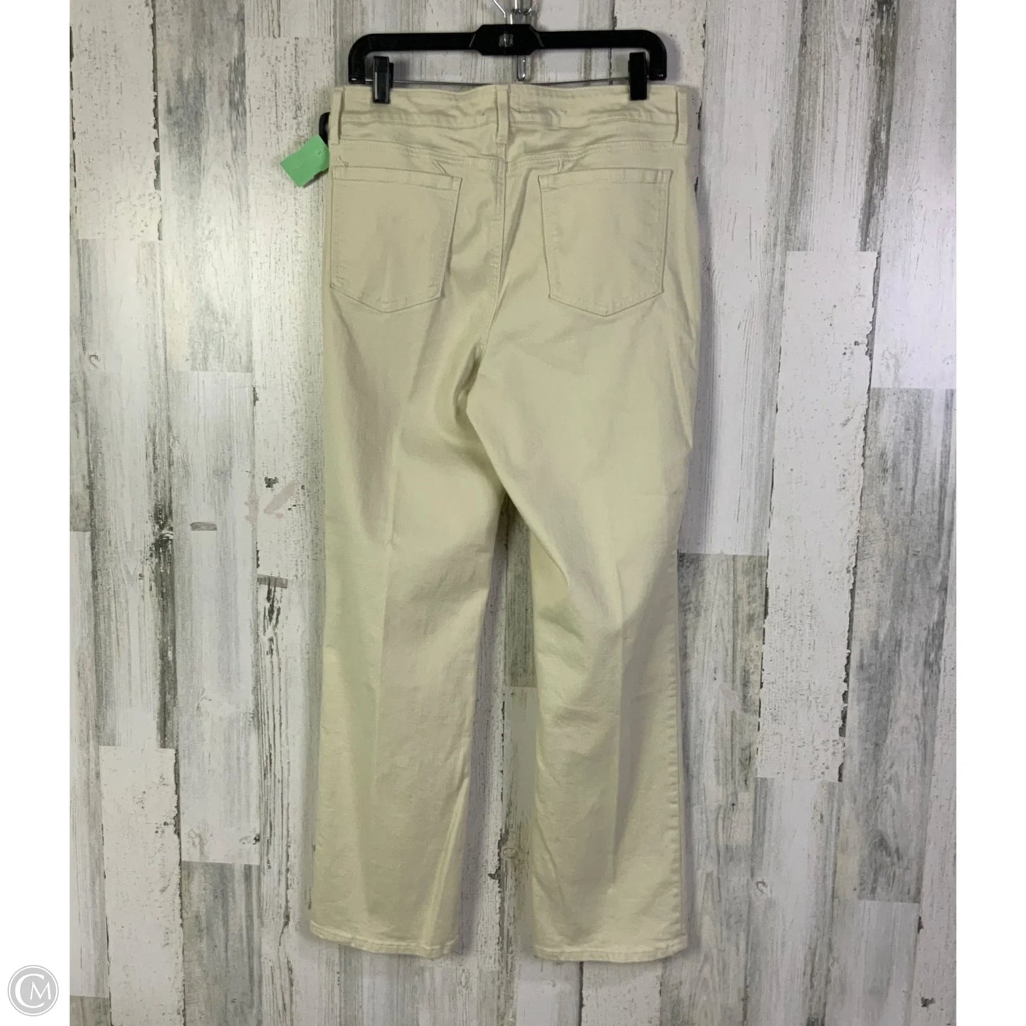 Jeans Straight By Not Your Daughters Jeans In Cream, Size: 12