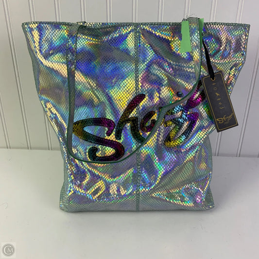 Tote Leather By Sharif, Size: Medium