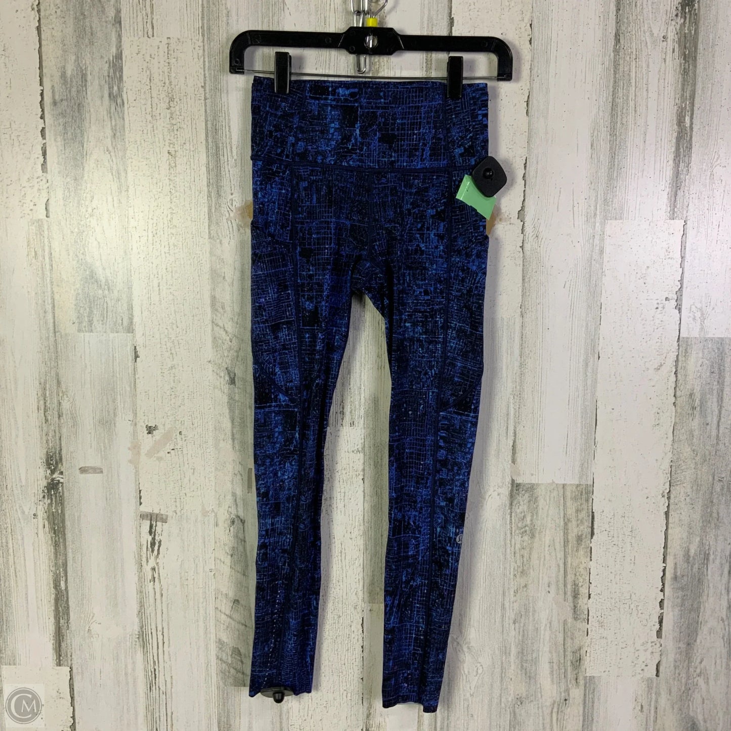 Athletic Leggings By Lululemon In Blue, Size: 4