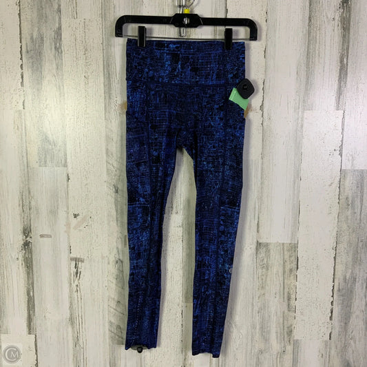 Athletic Leggings By Lululemon In Blue, Size: 4
