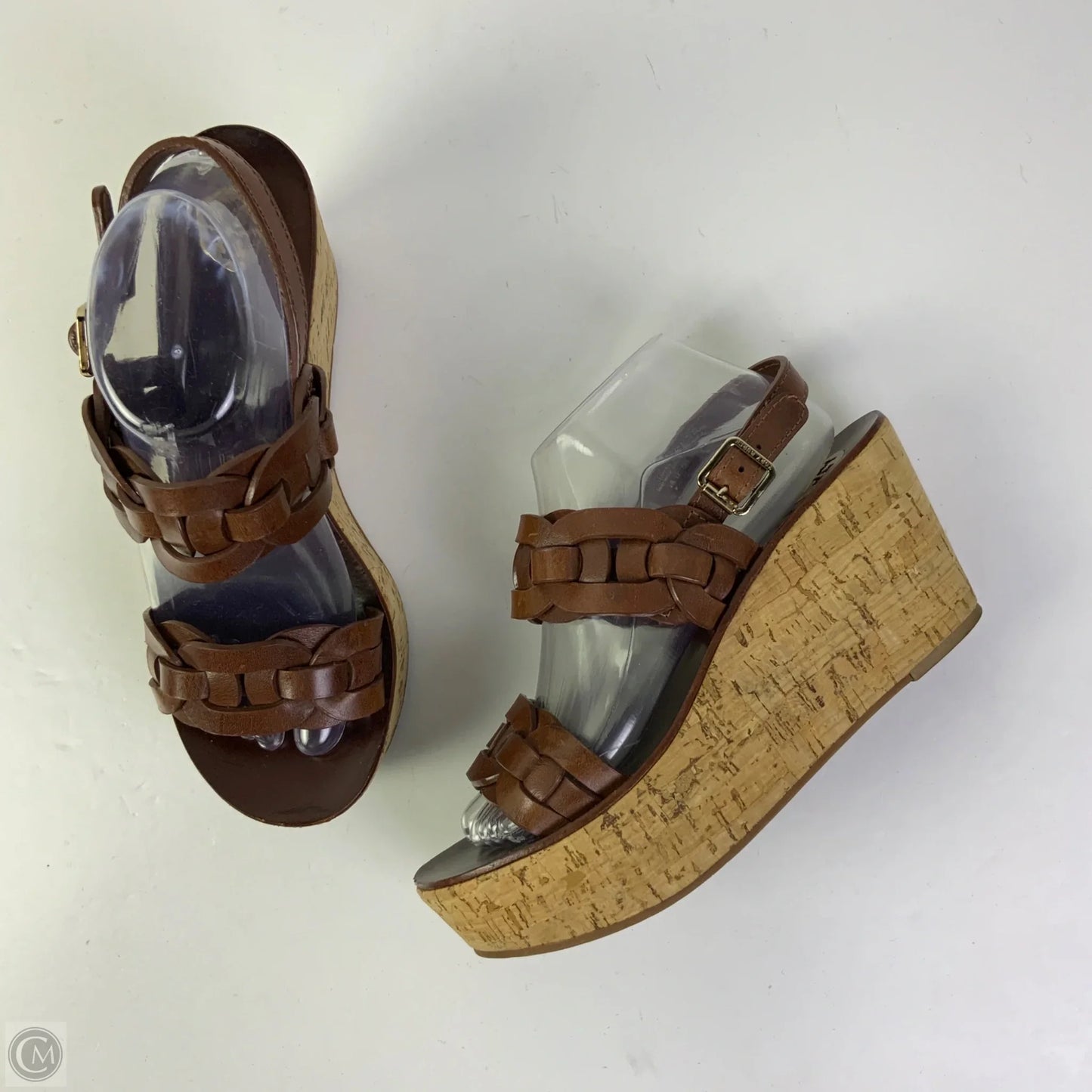 Sandals Designer By Tory Burch In Brown, Size: 8.5