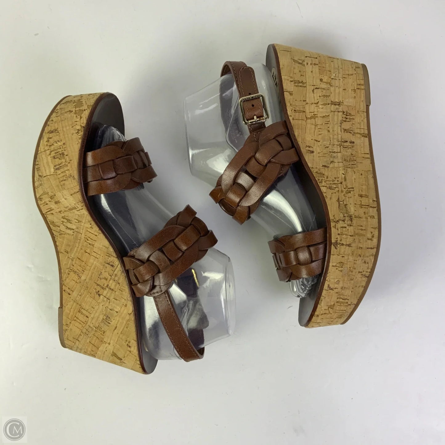 Sandals Designer By Tory Burch In Brown, Size: 8.5